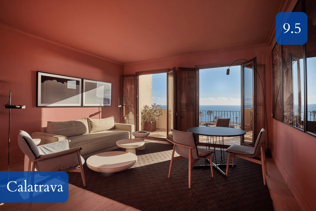 sea-view suite at Calatrava