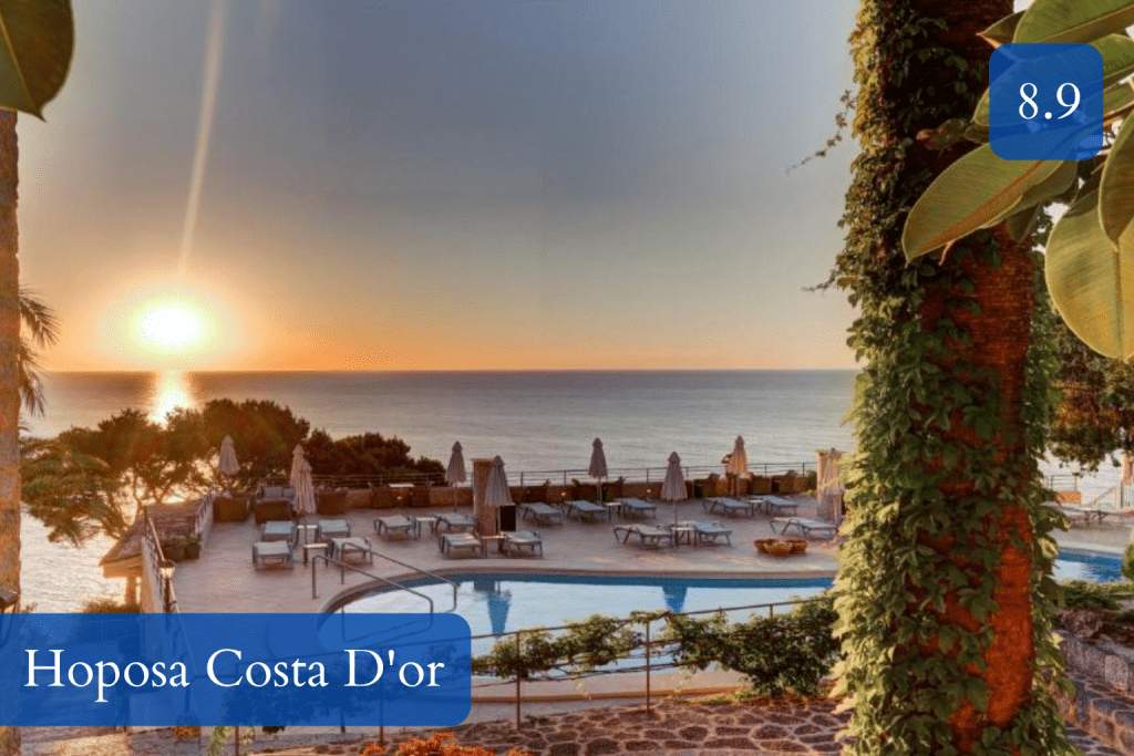 sea-view pool at Hoposa Costa d’Or