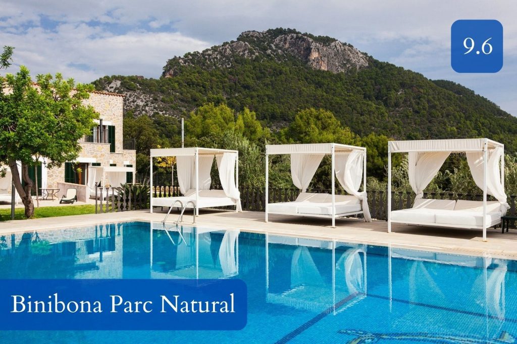 classic finca house, mountain foothills and garden pool