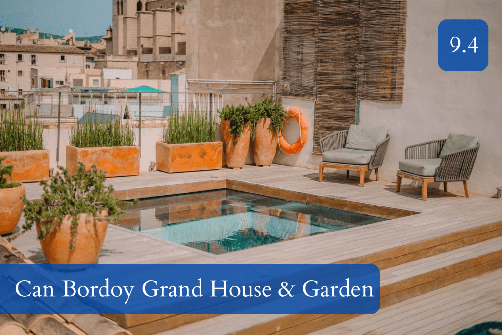 hidden garden suite in Palma with private plunge pool