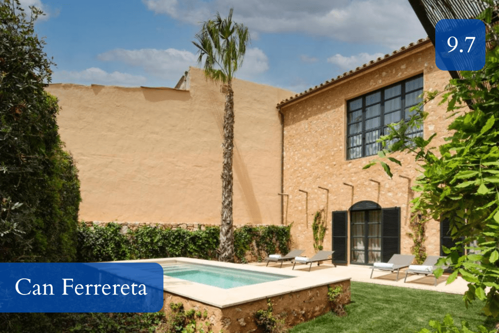 walled garden suite with a small heated private pool