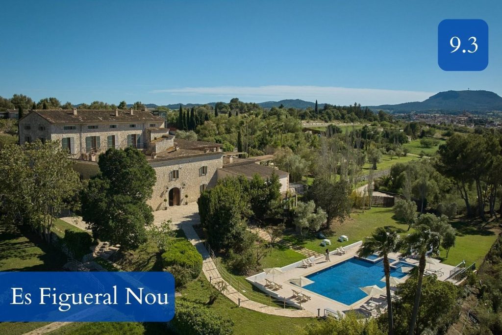 contemporary rural estate, pool and open central-Mallorca views