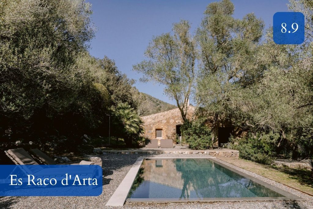 stone casita or villa with private pool in the Artà countryside