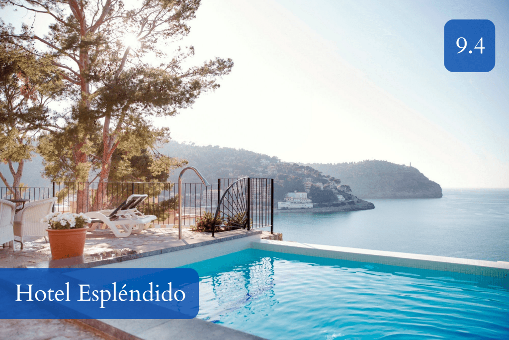 bay-facing pool and rooms on the promenade