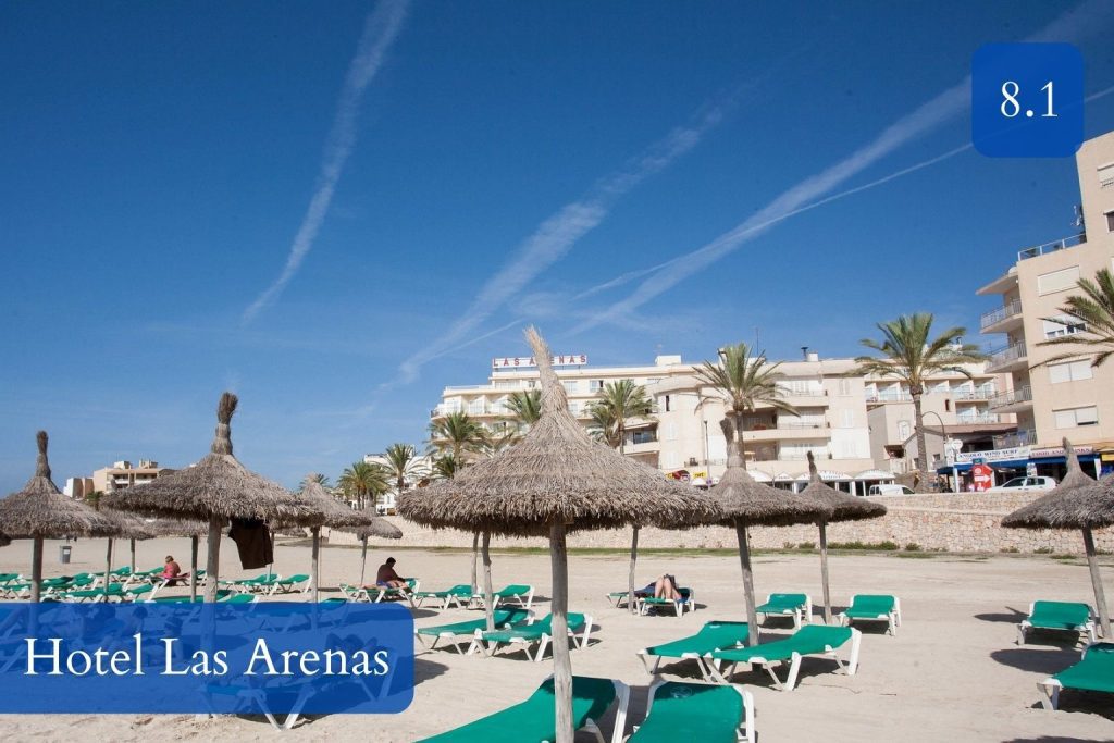 seafront hotel facing Can Pastilla promenade