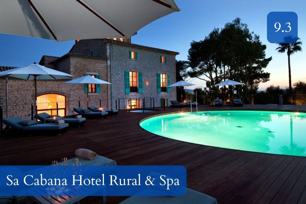 vineyard-framed manor house with adults-only pool and spa