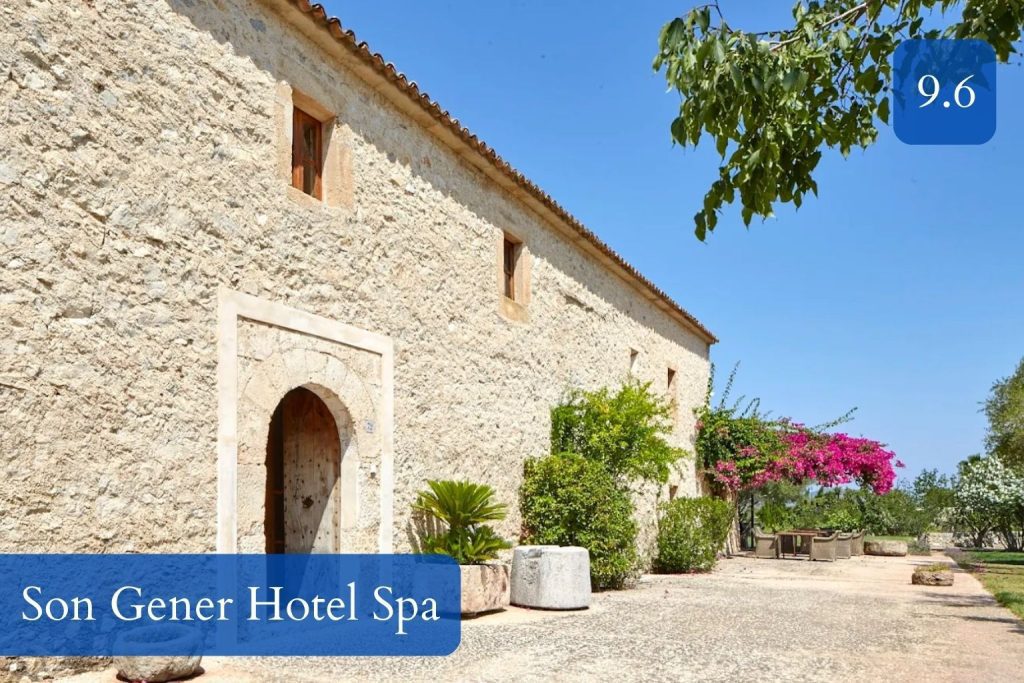 elegant stone finca with gardens and quiet east-side countryside