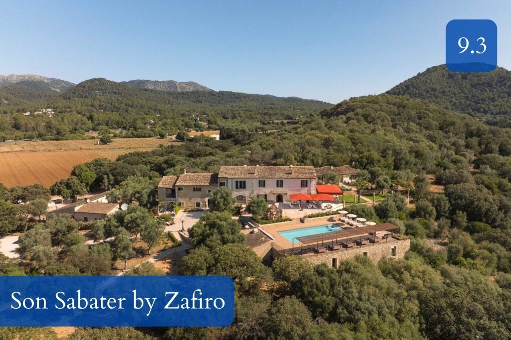 refined agrotourism estate with pool, orchards and understated interiors