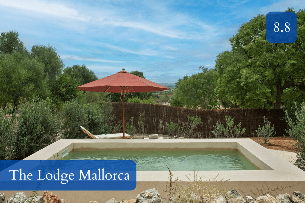 private-pool suite set among gardens and stone estate buildings