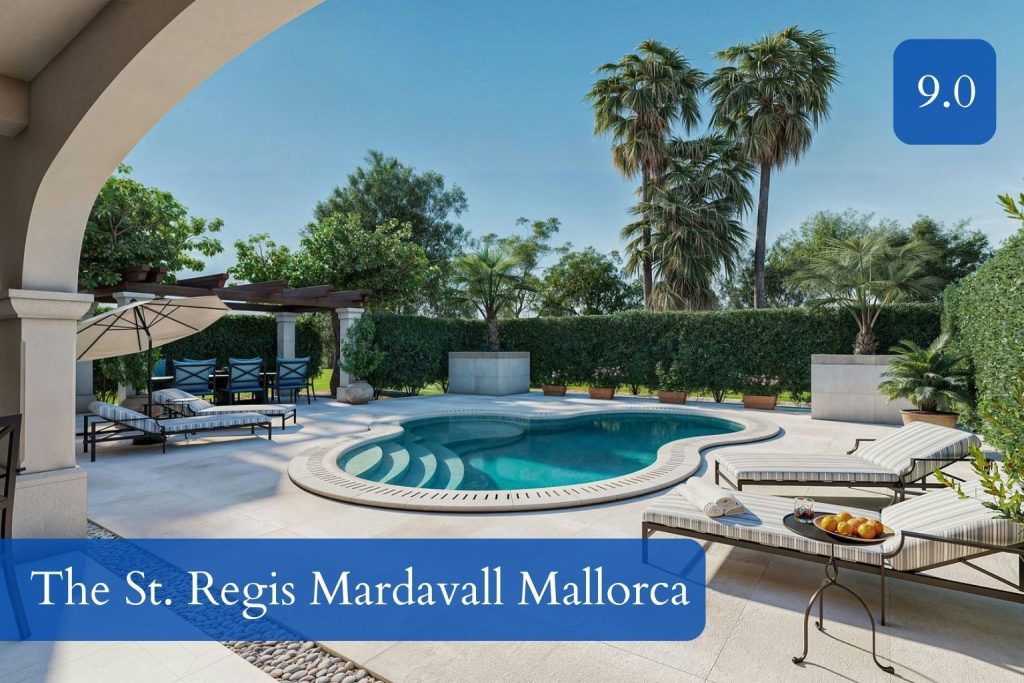 large sea-view suite terrace with private pool near Puerto Portals