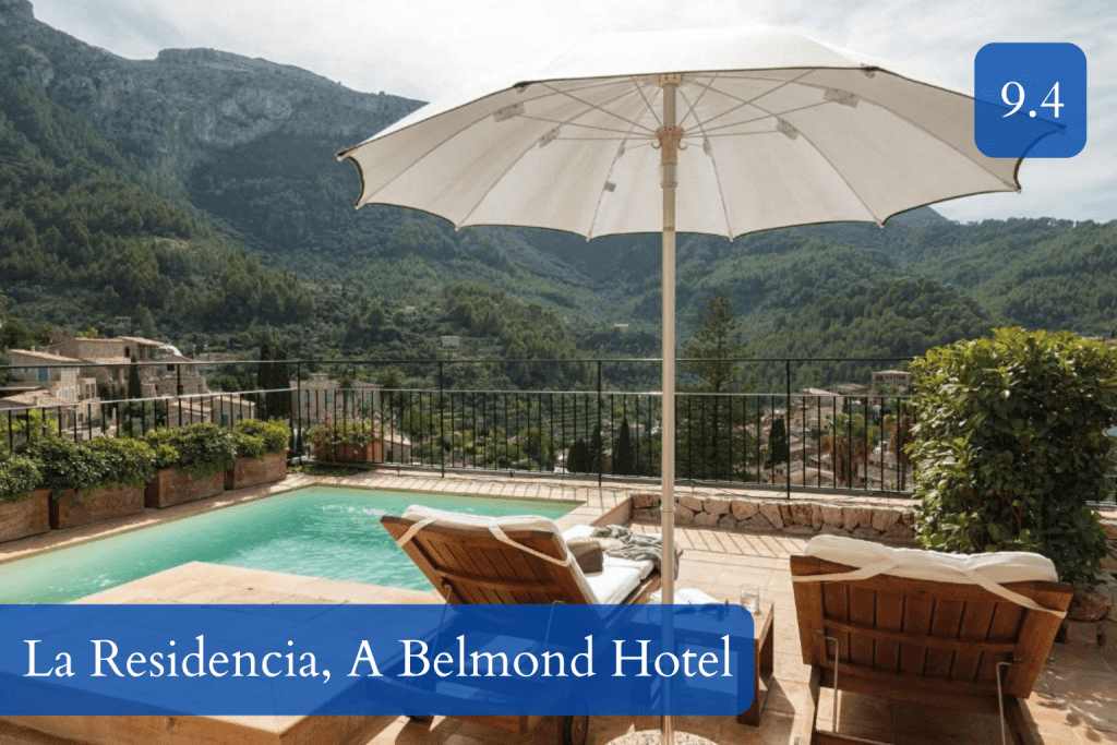 stone manor houses and Deià hillside views]