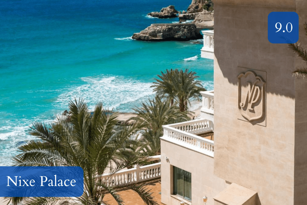 frontal sea-view terrace over Cala Major beach