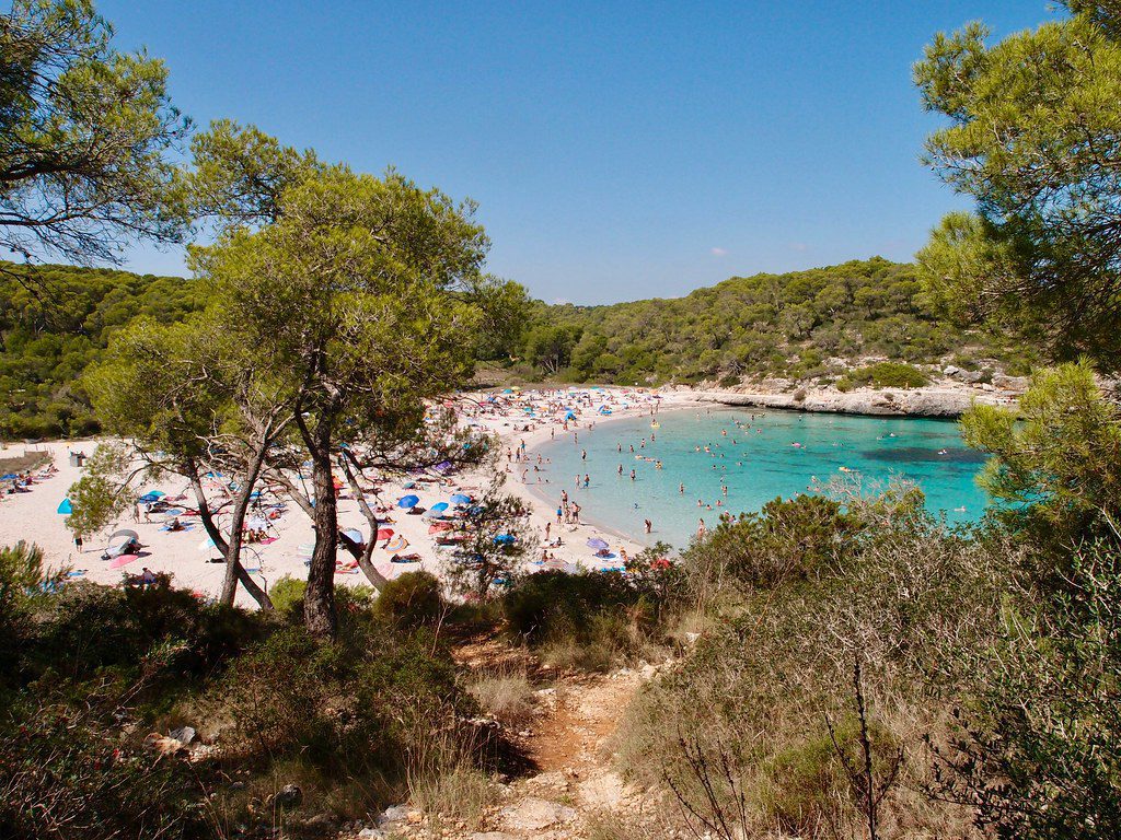 Beach at Mondragó Natural Park