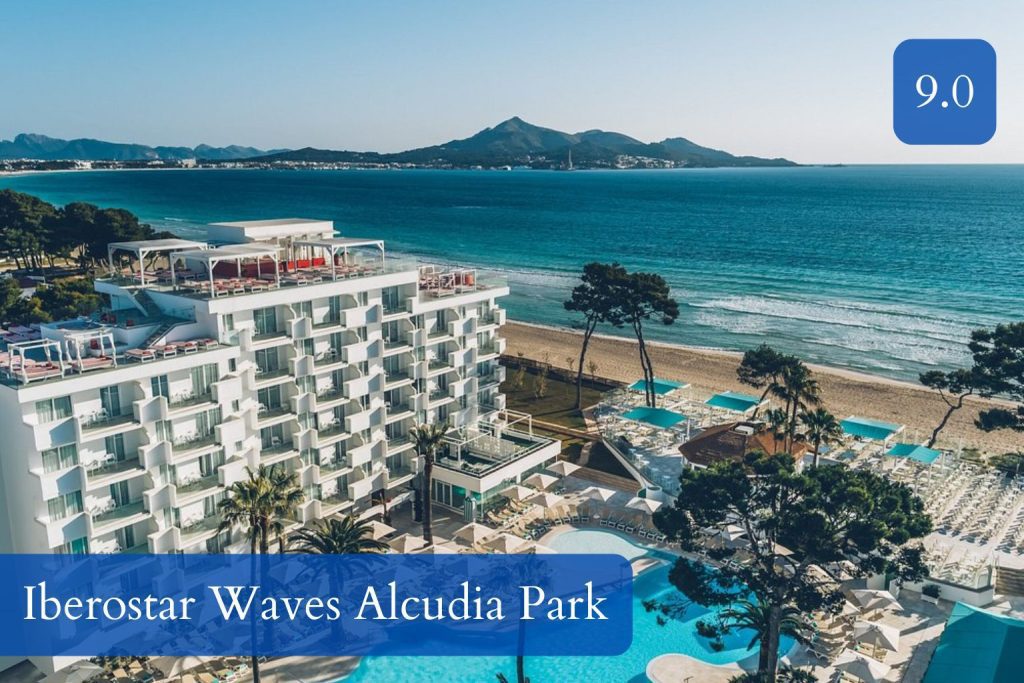 water-play area and beach just beyond the pool zone
