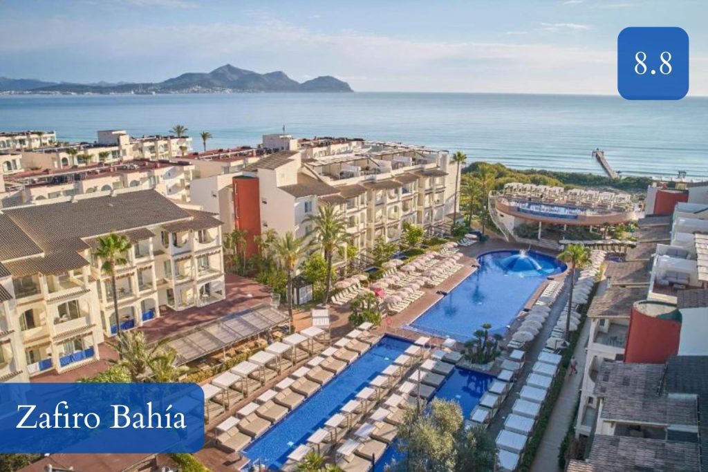 sea-facing pools and suites overlooking Playa de Muro
