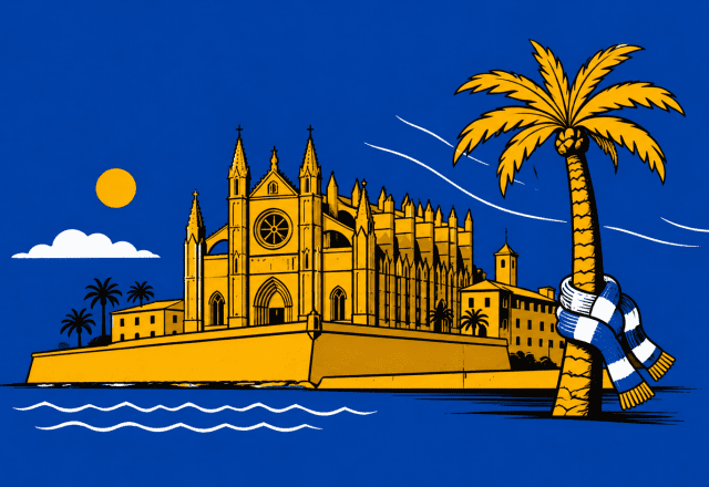 Palma de Mallorca in winter