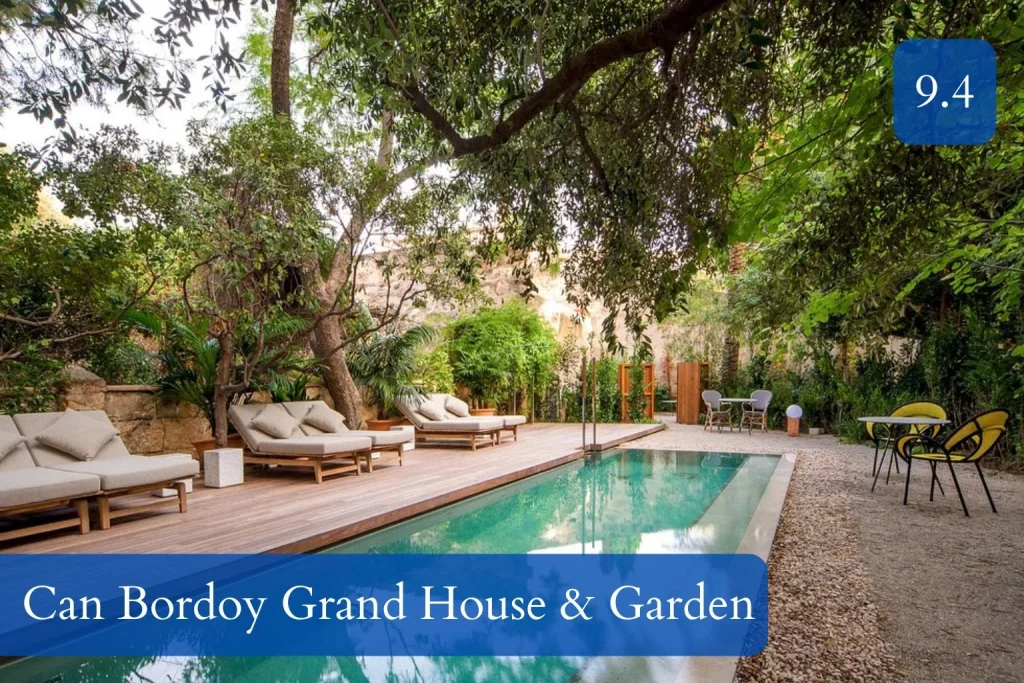 Private garden pool at Can Bordoy Grand House & Garden in Palma de Mallorca