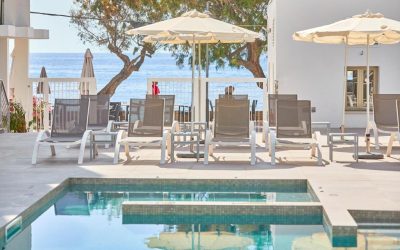 Hotel Ilusion Moreyo Cala Bona Mallorca sea view from swimming pool