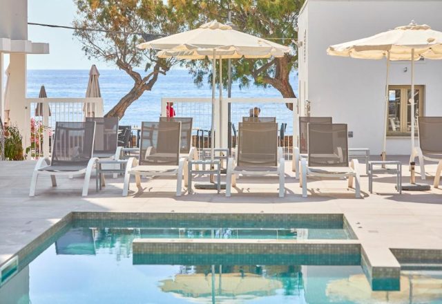 Hotel Ilusion Moreyo Cala Bona Mallorca sea view from swimming pool