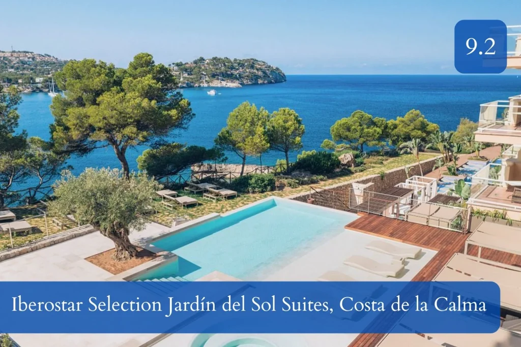 Pool with sea view at Iberostar Selection Jardin del Sol Suites in Santa Ponsa, Mallorca