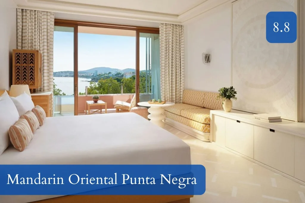 Guest room with sea view at Mandarin Oriental Punta Negra Mallorca in Calvià, Mallorca