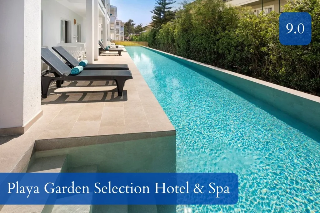 Private swim-up suite pool at Playa Garden Selection Hotel & Spa in Playa de Muro, Mallorca.
