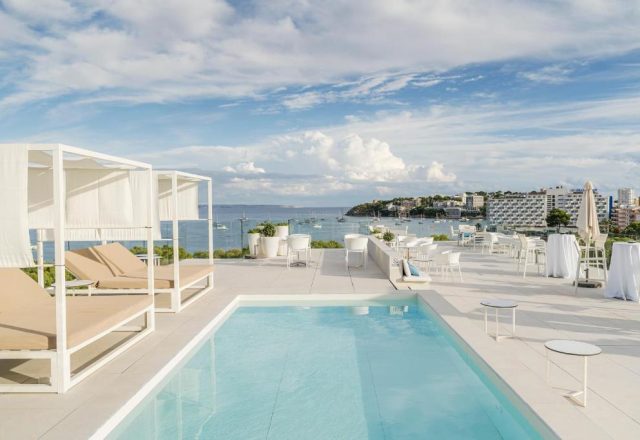 Reverence Mare Hotel Palmanova sea view from swimming pool