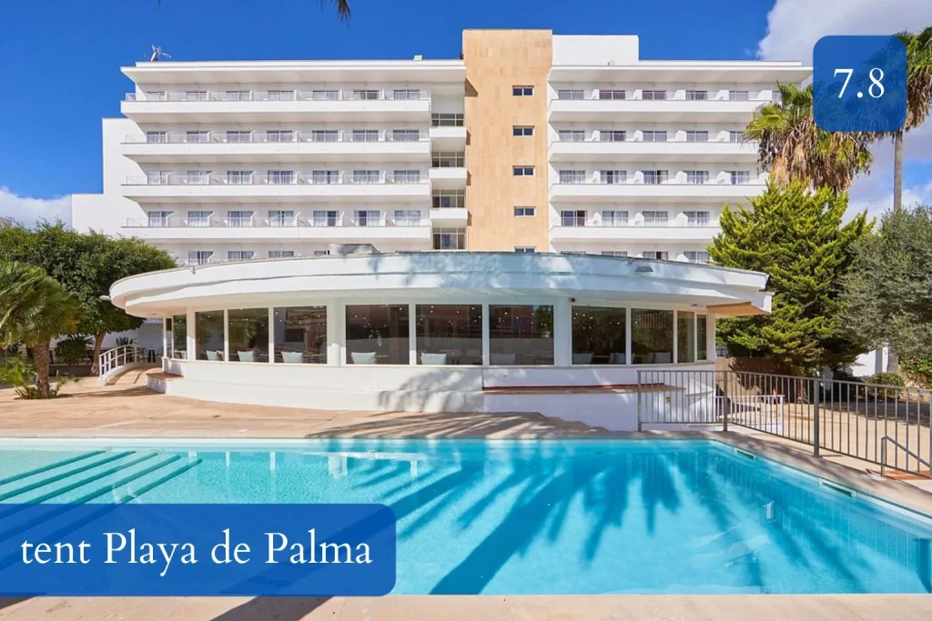 Outdoor swimming pool at tent Playa de Palma in Playa de Palma, Mallorca