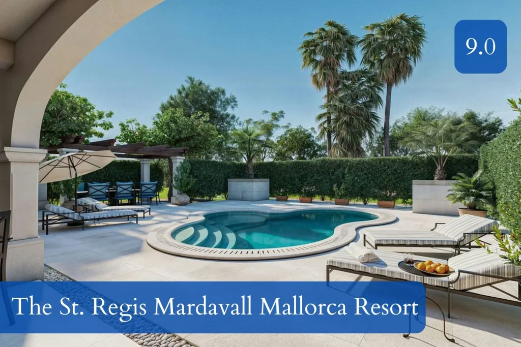 Private pool suite at The St. Regis Mardavall Mallorca Resort in Costa d’en Blanes, Mallorca