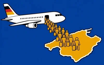 Wie viele deutsche Touristen kommen nach Mallorca?