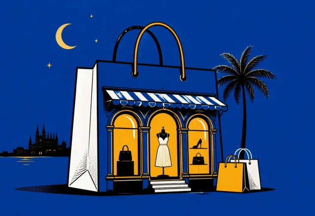 night shopping in palma de mallorca
