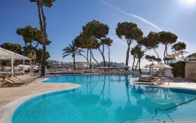 outdoor pool Meliá Calviá Beach Magaluf Mallorca