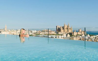 rooftop pool in 4-star Nakar Hotel, Palma de Mallorca