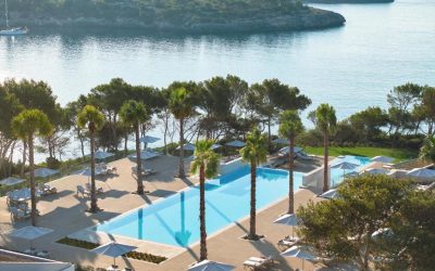 swimming pool sea view Ikos Porto Petro hotel Mallorca
